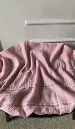 bottom laid out, pink pure mul chanderi