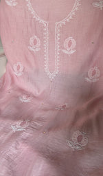 mukaish work detail on the kurta piece
