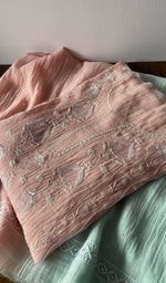 The folded set again, gala and placket in view