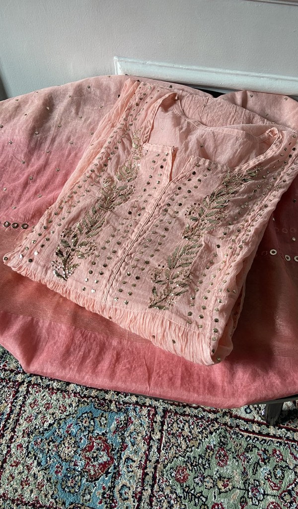 Close up of the thread work