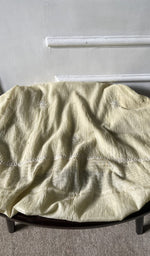 bottom laid out, grey pure mul chanderi