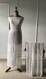 The set on the mannequin with its dupatta beside it