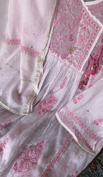 Mukaish work and mukaish haath ki jaali along the panel