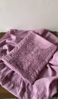 Mira — Lilac Pure Mul Chanderi Chikankari 2 Pc Unstitched Suit Set