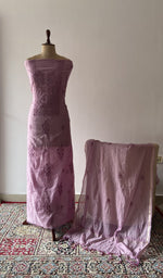 The set on the mannequin with its dupatta beside it