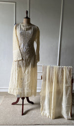The set on the mannequin with its dupatta beside it