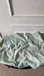Gala and front placket, fine chikankari