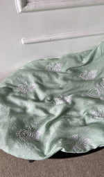 Fine chikankari across the body of the kurta piece