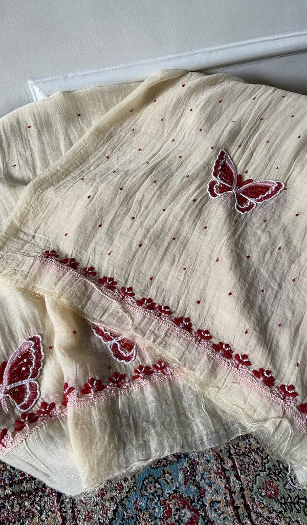 Close up of the thread work