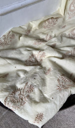 gala and front panel, do taar and teen taar gala boota chikankari with fine haath ki jaali