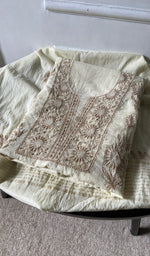 jaali and motif detail, off white pure mul chanderi