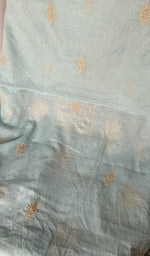 The bottom fabric laid out