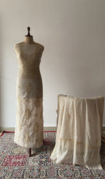 The set on the mannequin with its dupatta beside it