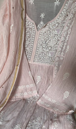 Mukaish catching the light on the fabric