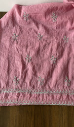 The bottom fabric laid out