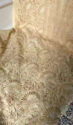 Do taar and teen taar chikankari with haath ki jaali in close view