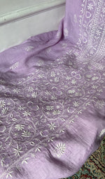 Load image into Gallery viewer, Do taar and teen taar chikankari with haath ki jaali in close view