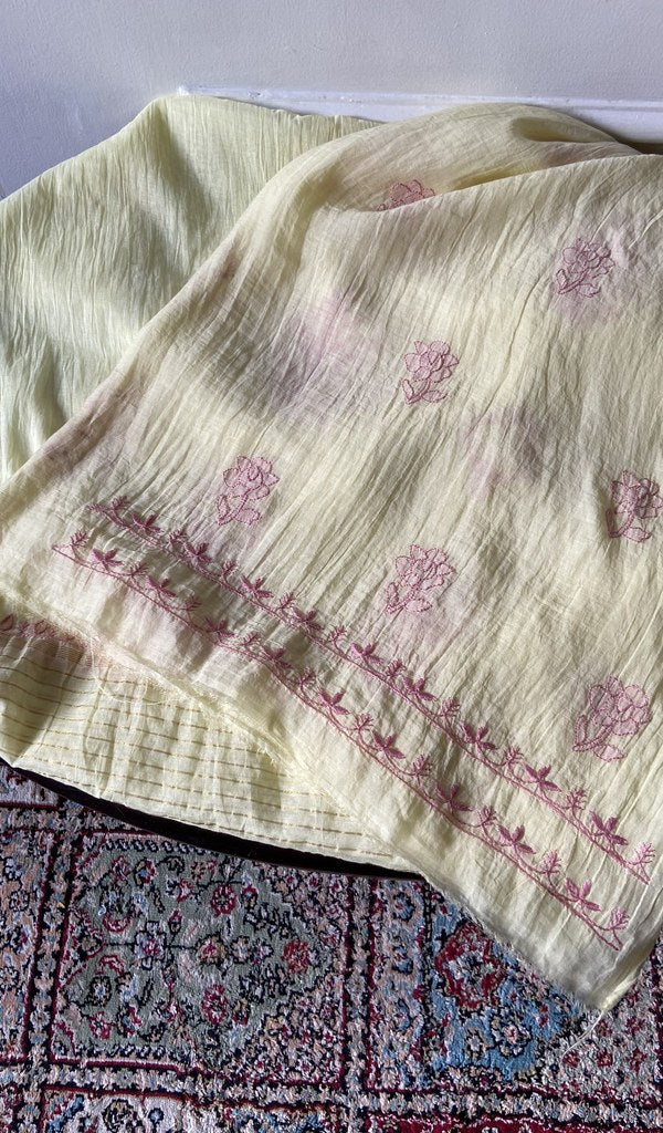 Dupatta in pure mul chanderi