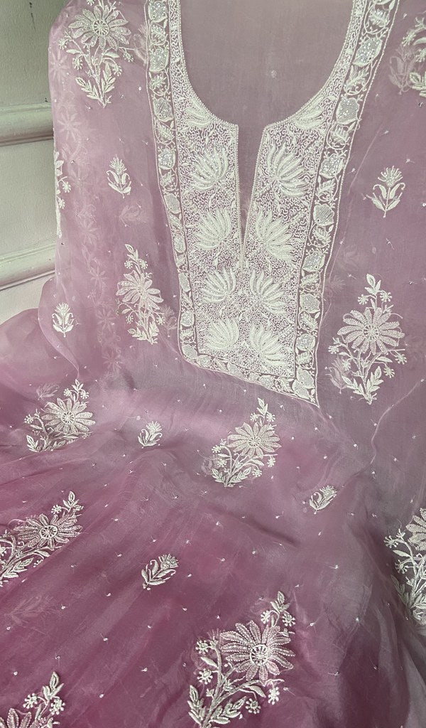 dupatta detail with the border work