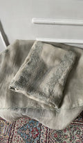Inara — Grey Organza Silk Chikankari 2 Pc Unstitched Suit Set