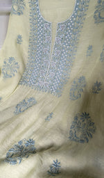 beads, sequins and cutdana detail on the kurta piece