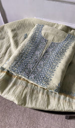 jaali and motif detail, off white pure mul chanderi