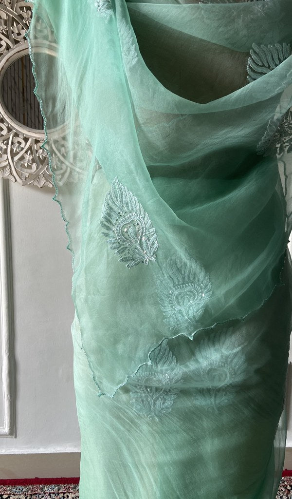Kurta piece folded over the bottom