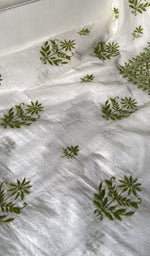 Load image into Gallery viewer, Gala and front panel worked in fine chikankari