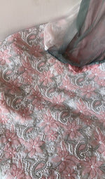 Dupatta laid over the kurta, cotton