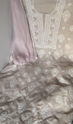 Dupatta laid over the kurta, cotton