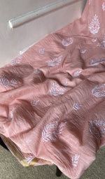 gala and front panel, fine chikankari