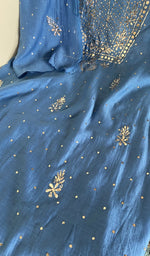 Close look at the badla work on gala and boota