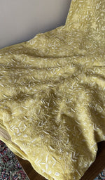 Load image into Gallery viewer, Gala worked in do taar and teen taar chikankari