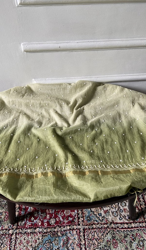 Kurta piece and dupatta laid out