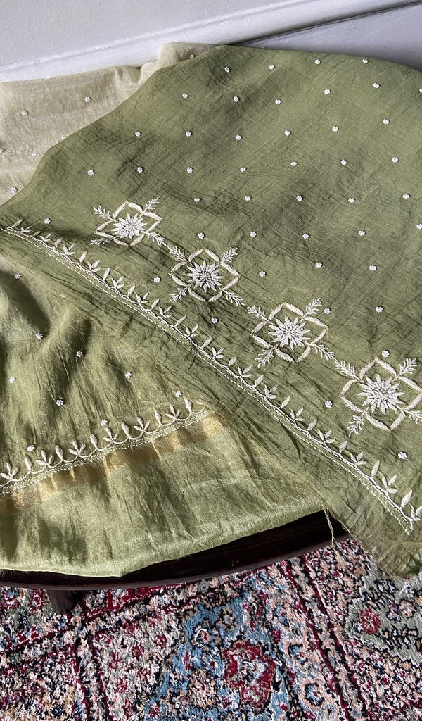 Close up of the thread work