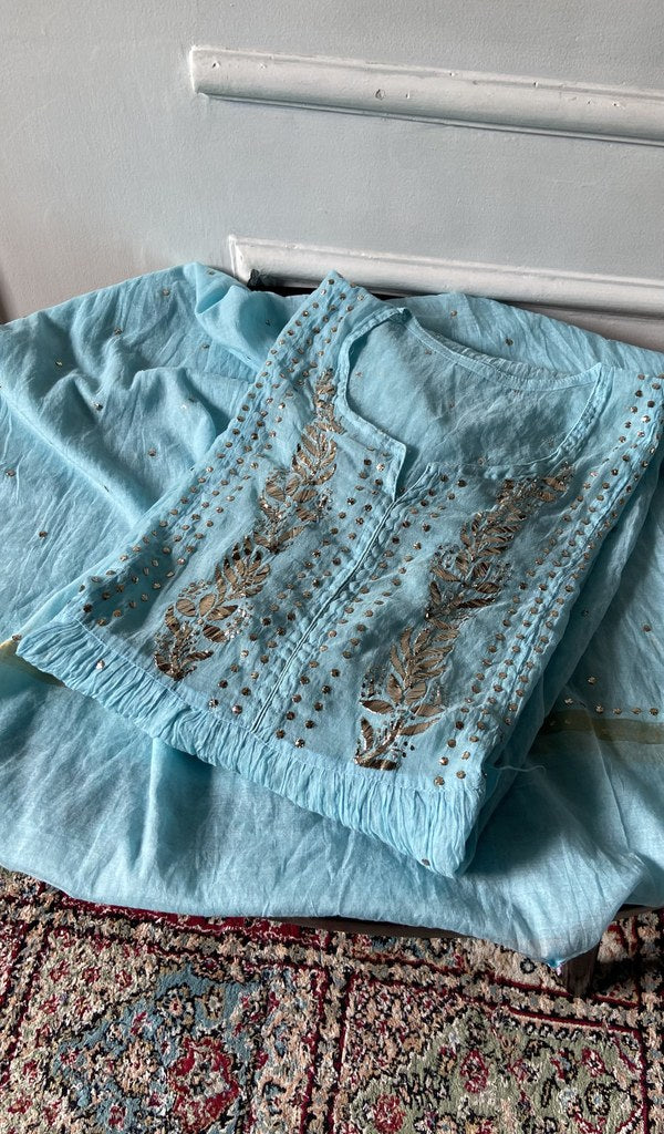 Close up of the thread work