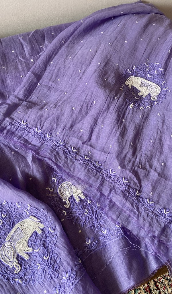 Close up of the thread work