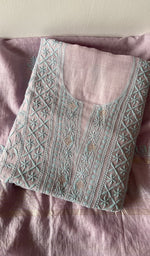 The folded set again, gala and placket in view