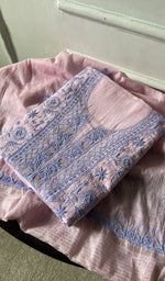 jaali and motif detail, pink pure mul chanderi