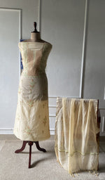 The set on the mannequin with its dupatta beside it