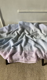 bottom laid out, blue pure kota cotton