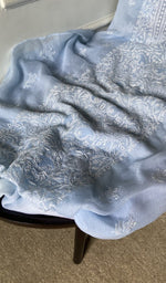 gala and front panel, do taar and teen taar jaaldar chikankari with fine haath ki jaali