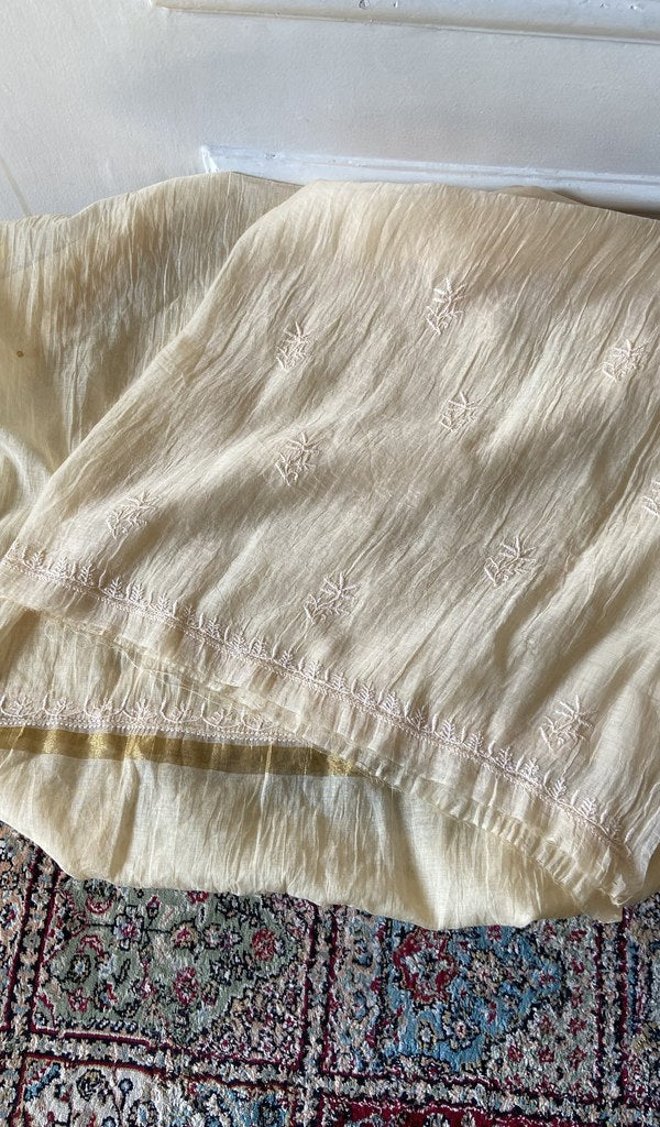 Dupatta in mul chanderi