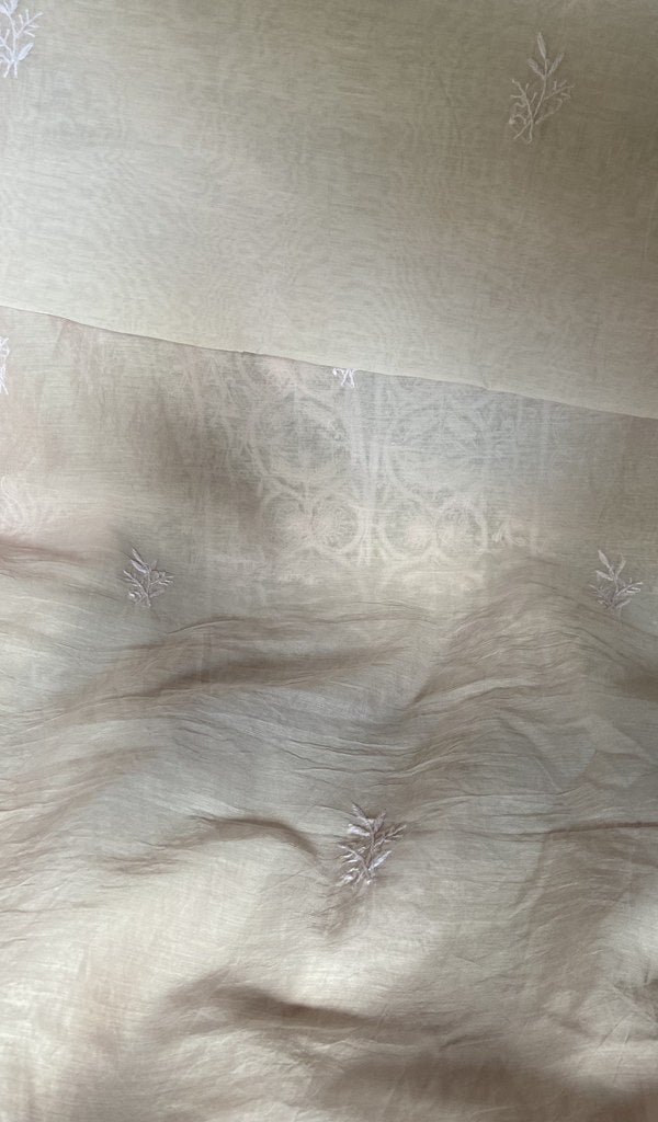 Border and hem of the blush pink mul chanderi