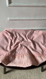 bottom laid out, blush pure mul chanderi
