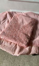 jaali and motif detail, blush pure mul chanderi