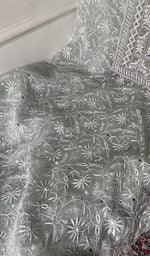 Load image into Gallery viewer, Fine do taar chikankari in close view