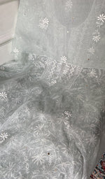Load image into Gallery viewer, Dupatta in pure organza silk