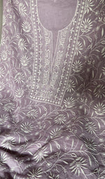 fine do taar and teen taar jaaldar chikankari with haath ki  across the body of the kurta