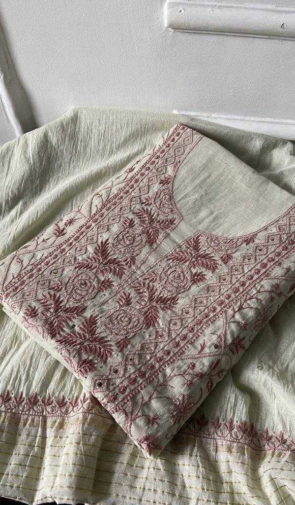 close up of the embellishment on the yoke